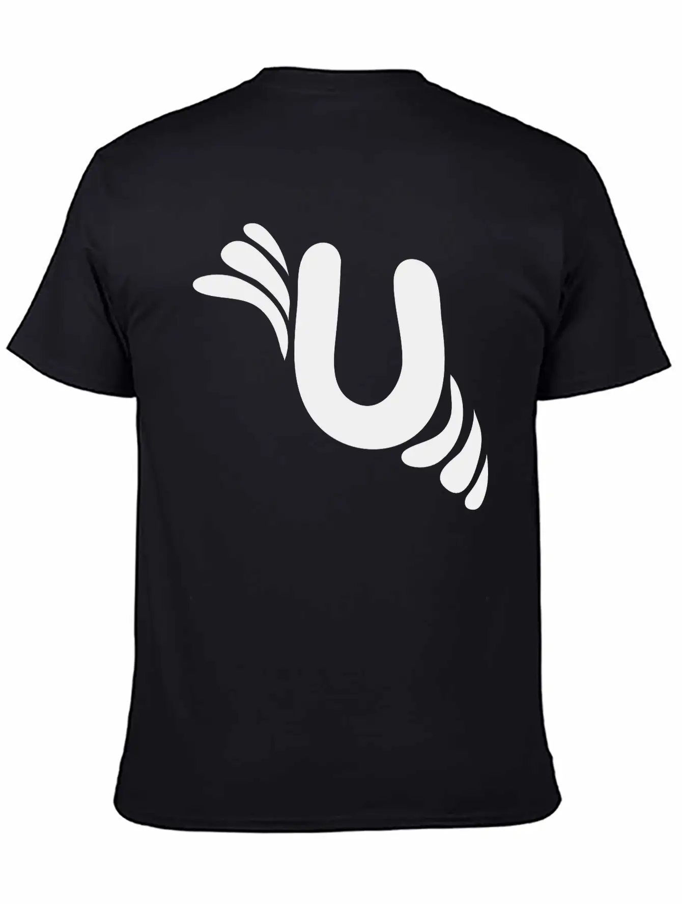 Letter U & Pattern Classic Cotton Tee – Unisex Comfort For Any Season