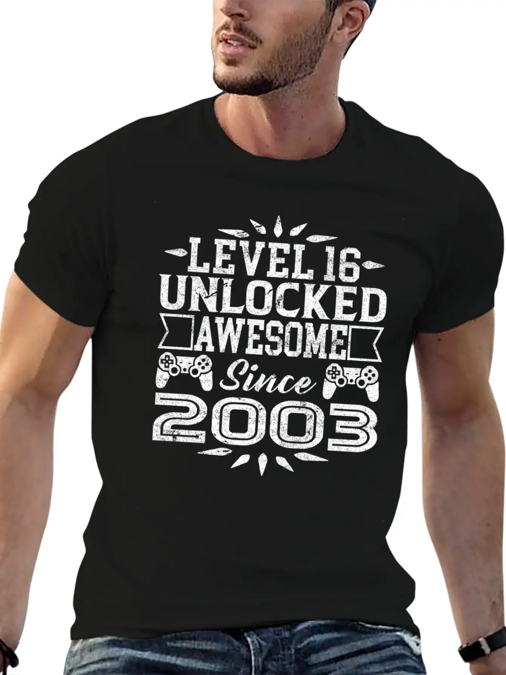 Level 16 Unlocked Awesome Since 2003 16th Birthday Classic Cotton Tee – Unisex Comfort For Any Season