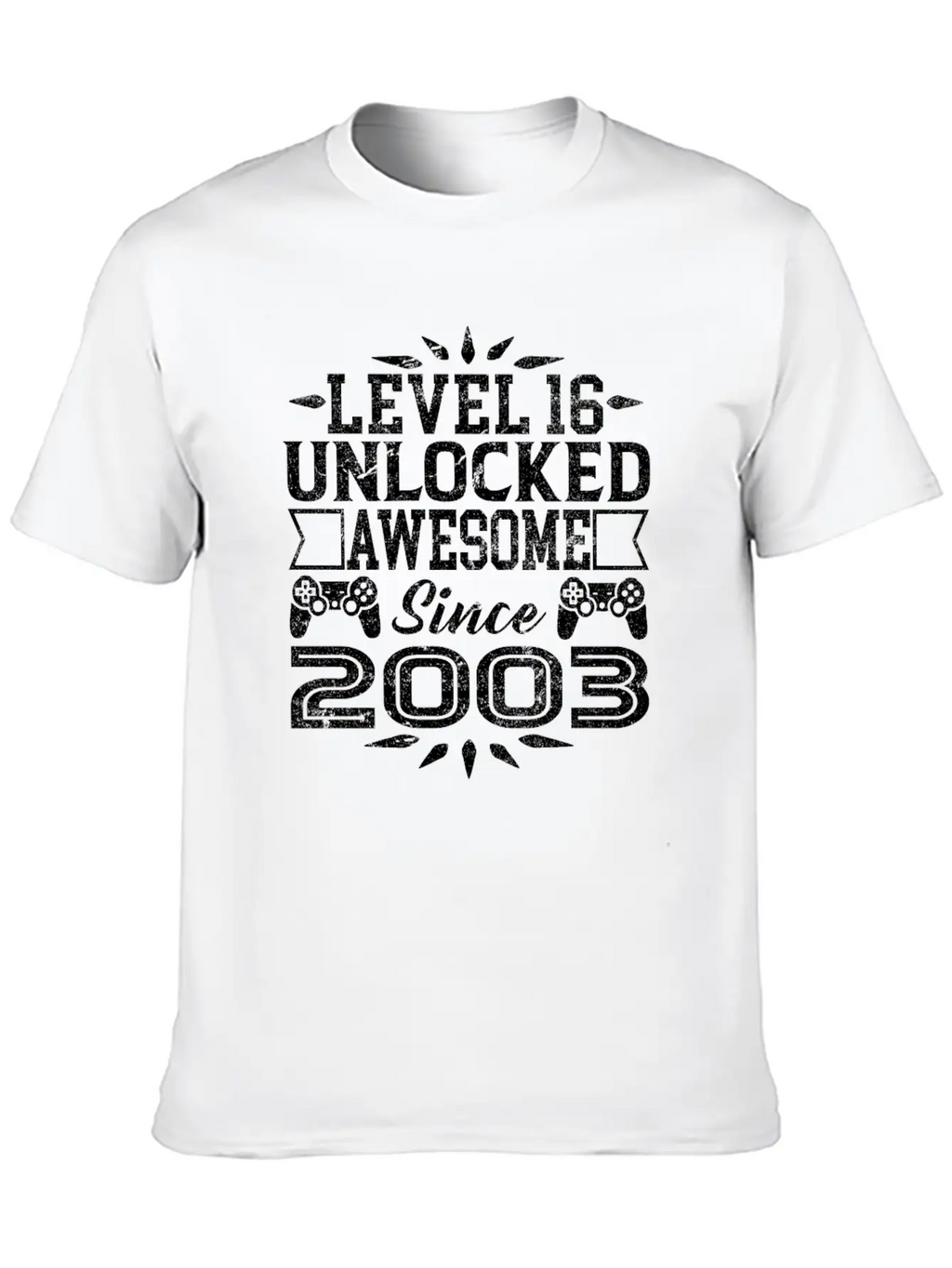 Level 16 Unlocked Awesome Since 2003 16th Birthday Classic Cotton Tee – Unisex Comfort For Any Season