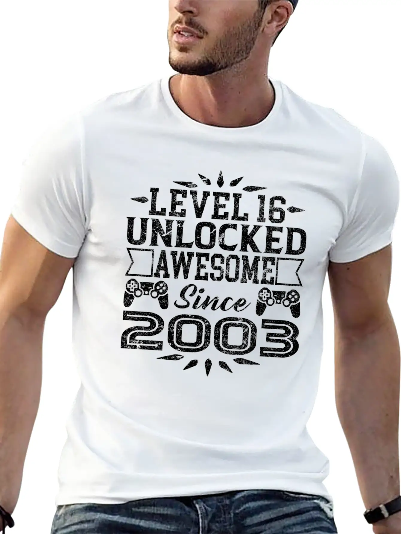 Level 16 Unlocked Awesome Since 2003 16th Birthday Classic Cotton Tee – Unisex Comfort For Any Season