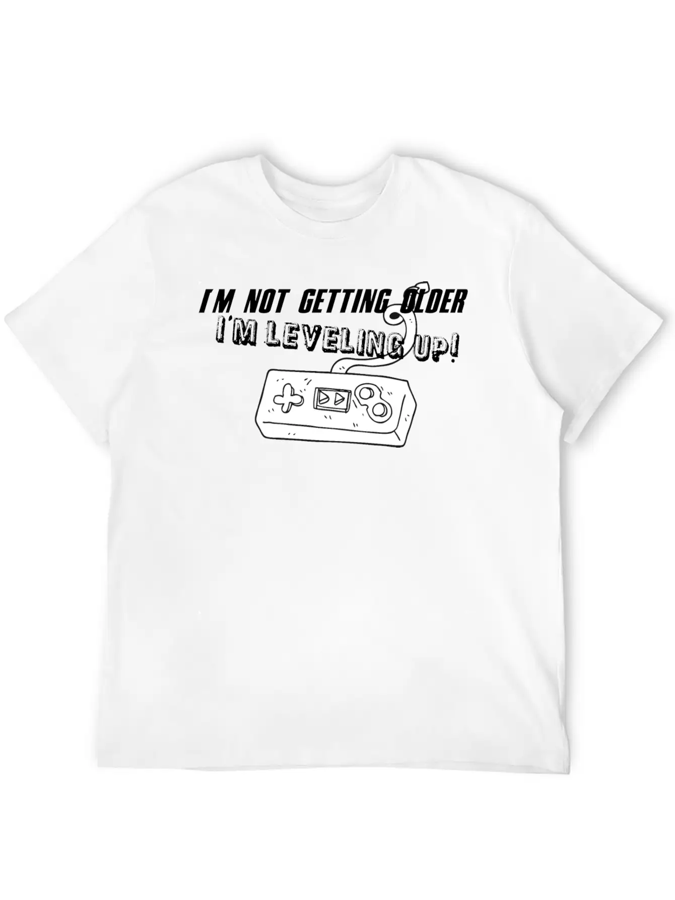 Leveling Up Basic Graphic T-Shirt – Daily Comfort In Soft Cotton