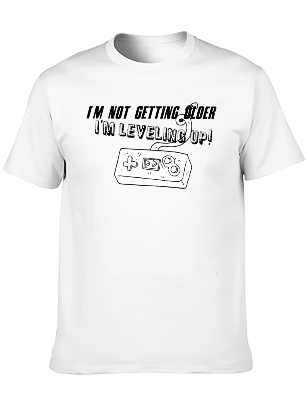 Leveling Up Basic Graphic T-Shirt – Daily Comfort In Soft Cotton