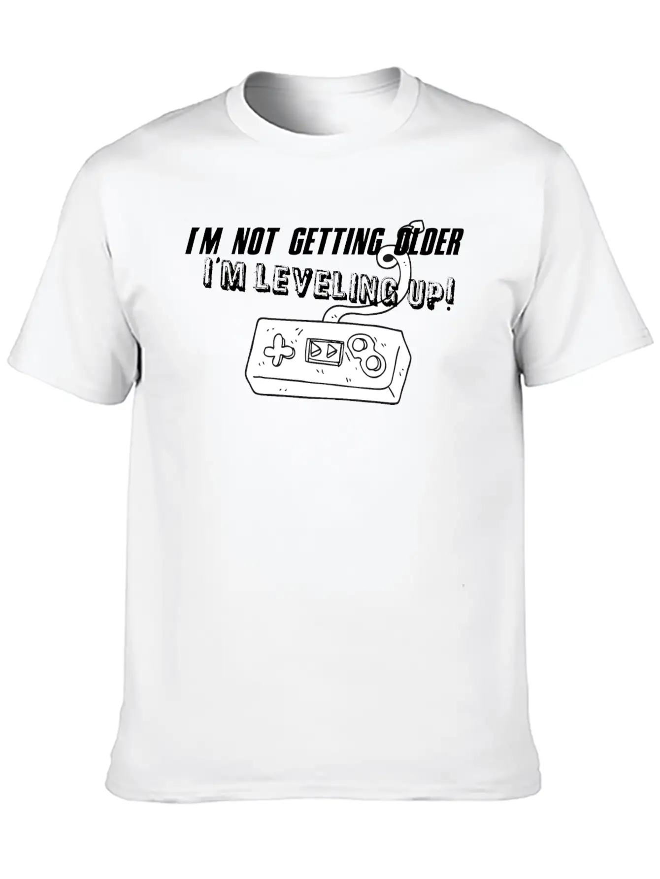 Leveling Up Basic Graphic T-Shirt – Daily Comfort In Soft Cotton