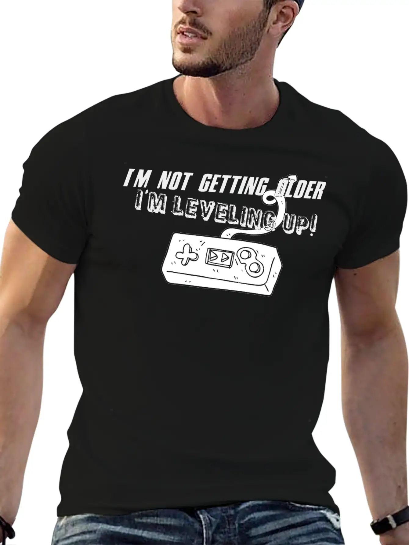 Leveling Up Basic Graphic T-Shirt – Daily Comfort In Soft Cotton