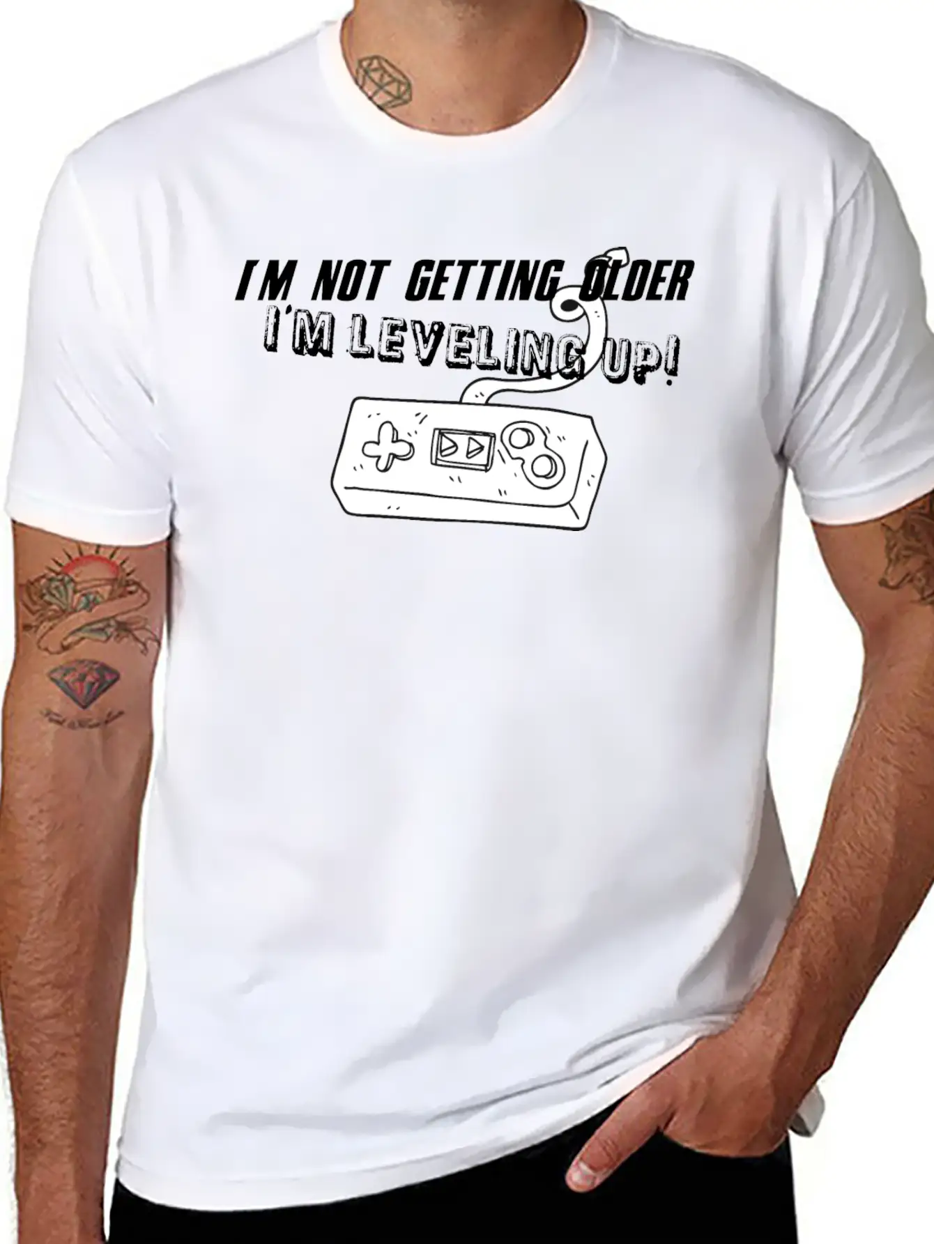 Leveling Up Basic Graphic T-Shirt – Daily Comfort In Soft Cotton