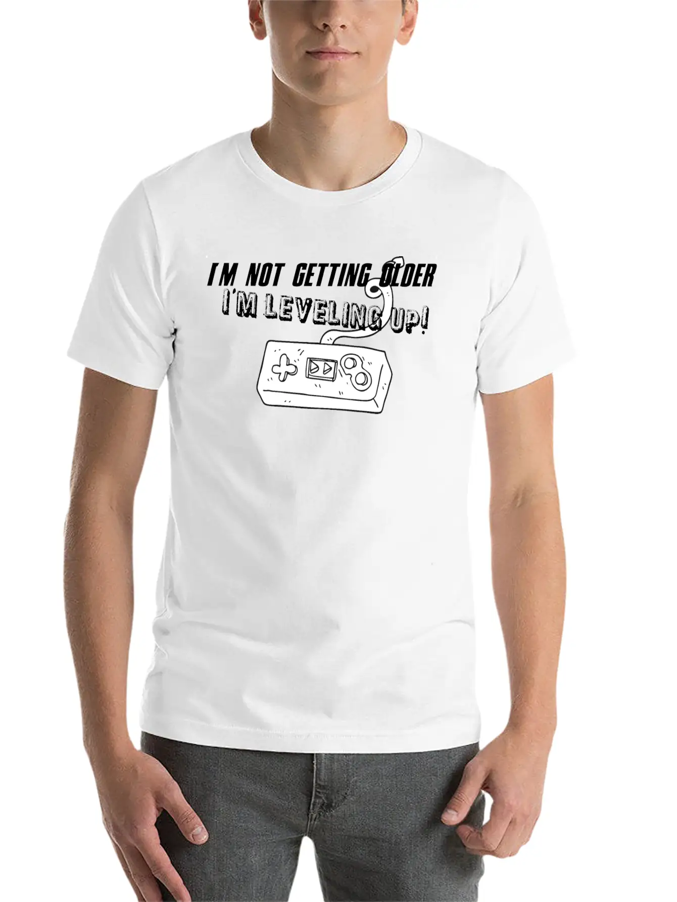 Leveling Up Basic Graphic T-Shirt – Daily Comfort In Soft Cotton
