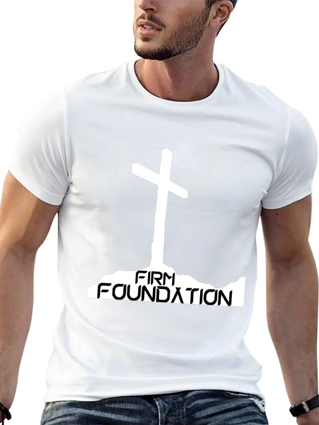 Firm Foundation Christian T-Shirt