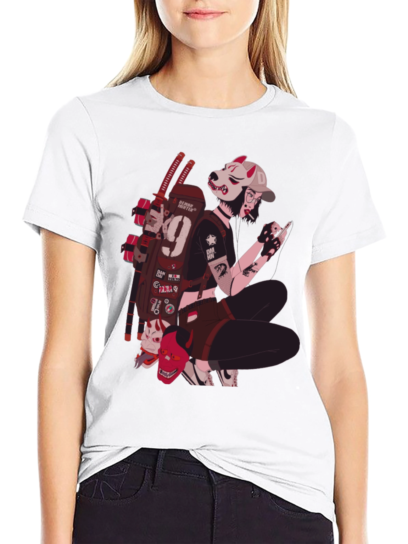 Anime Style Graphic Tee - Urban Streetwear
