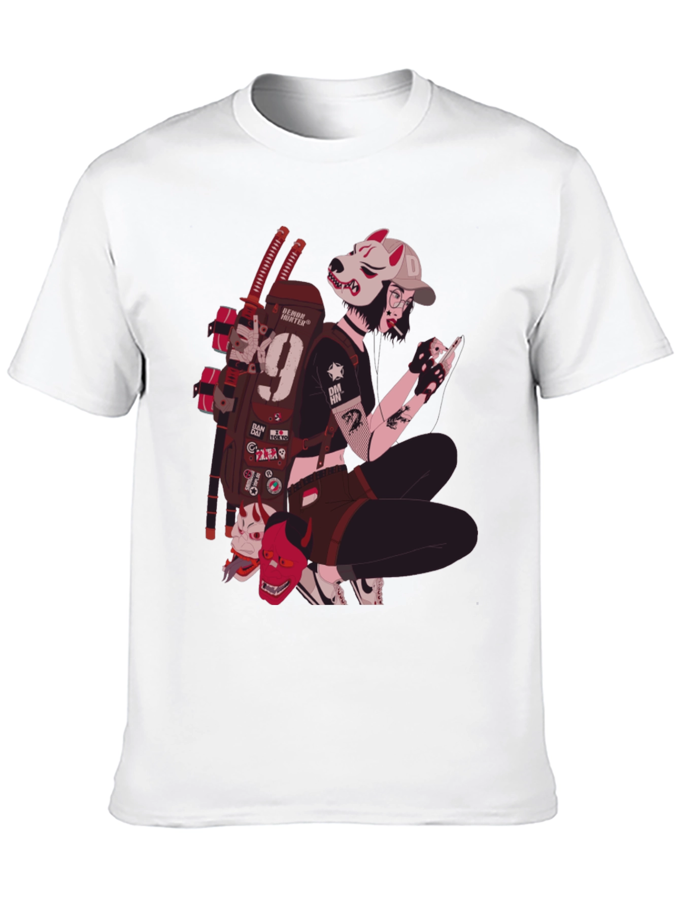Anime Style Graphic Tee - Urban Streetwear