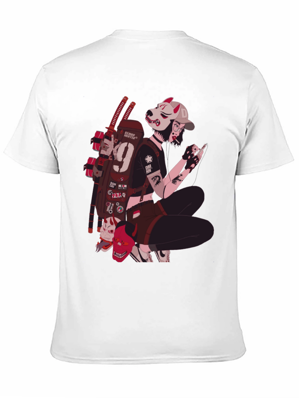 Anime Style Graphic Tee - Urban Streetwear