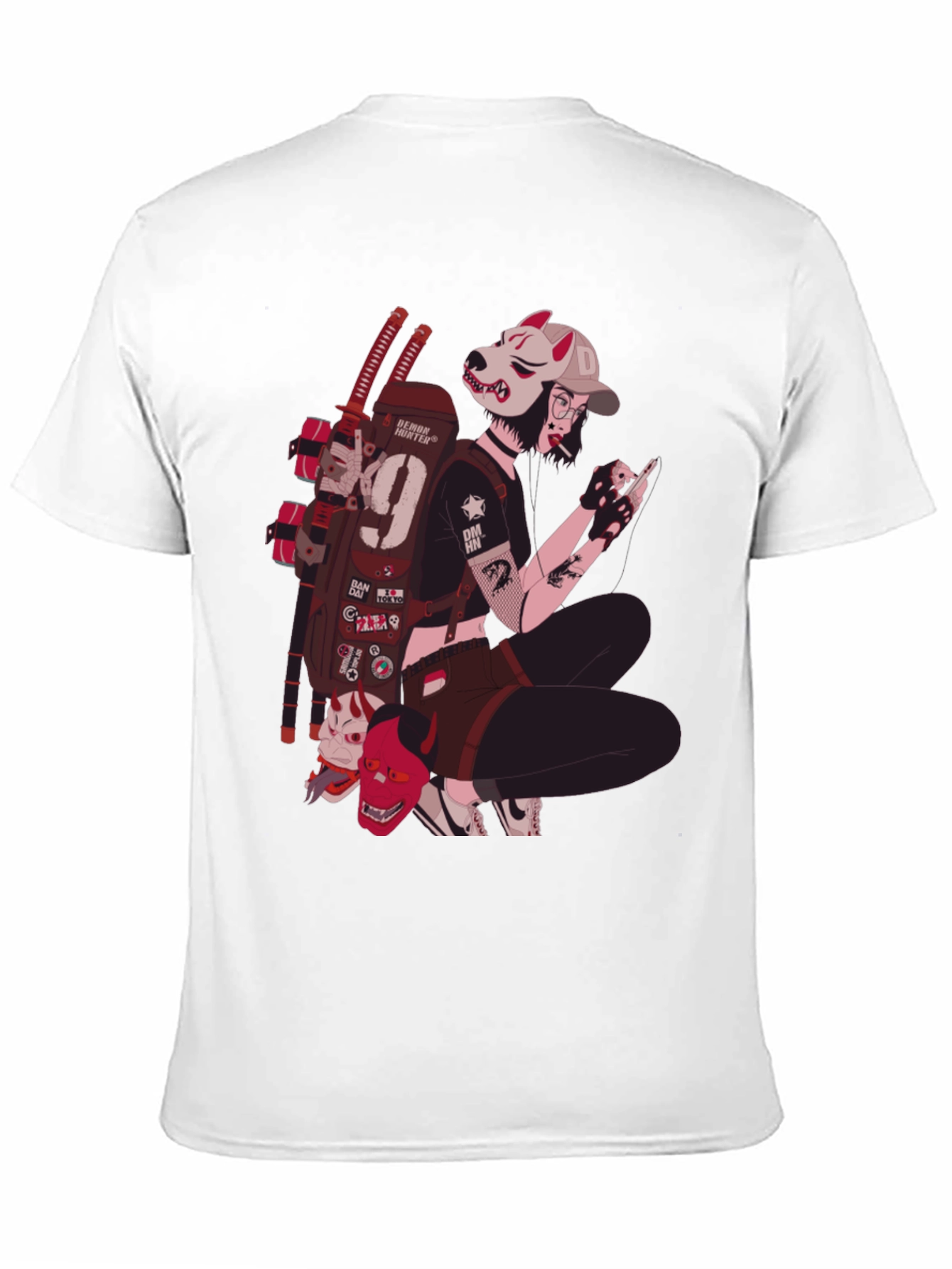 Anime Style Graphic Tee - Urban Streetwear