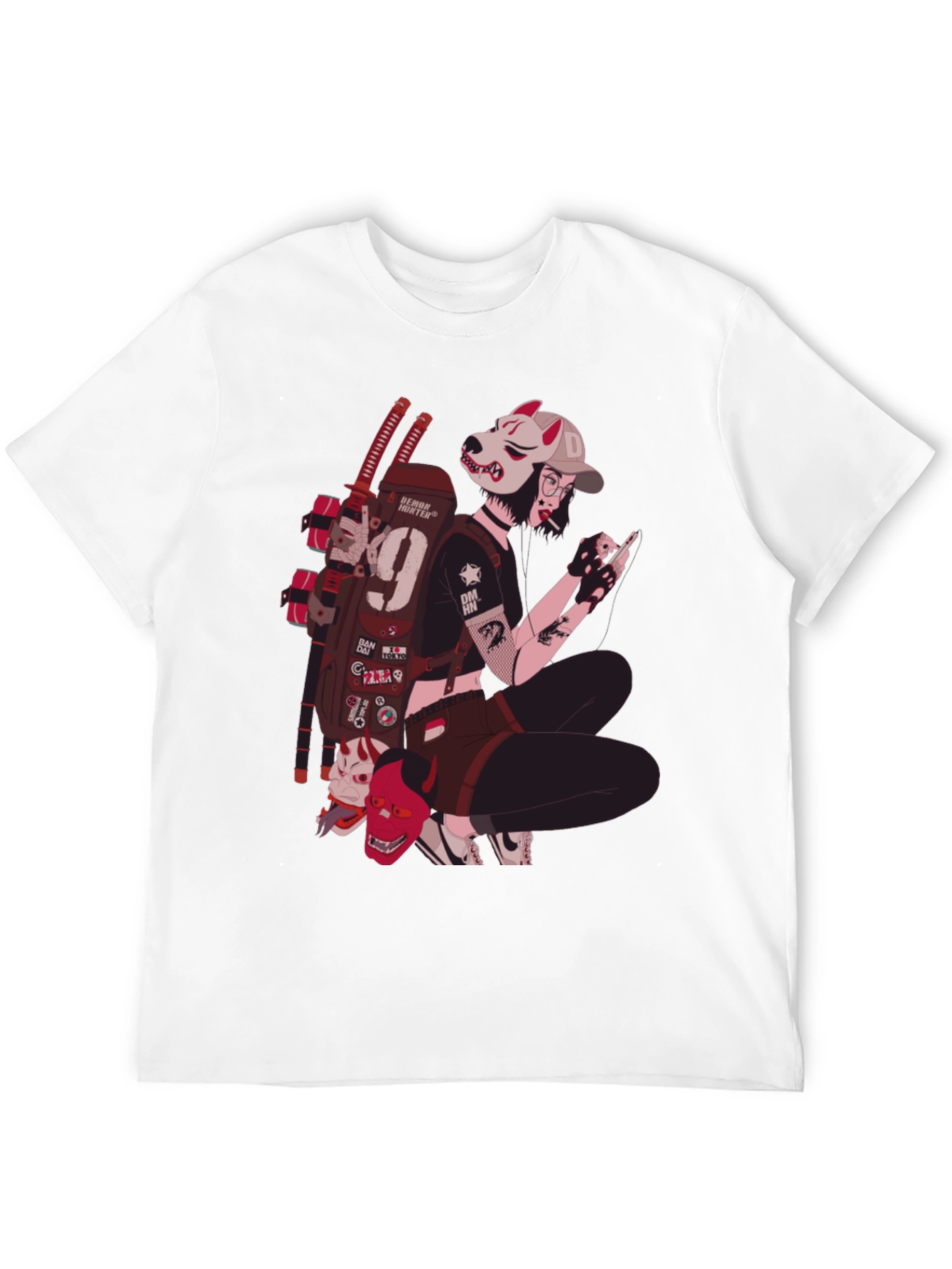 Anime Style Graphic Tee - Urban Streetwear