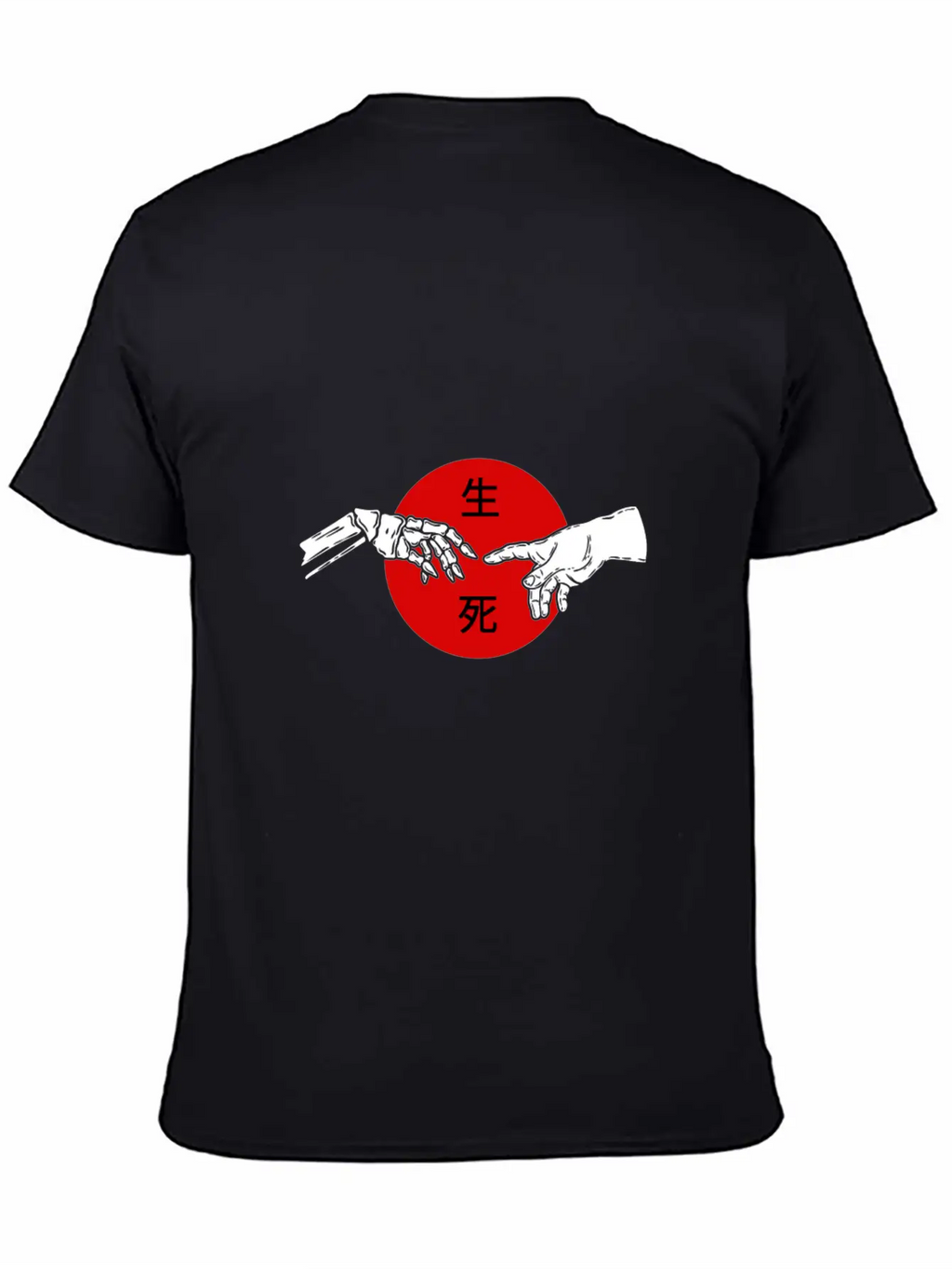 Life Death Japanese Aesthetic Grunge Goth Kanji Da Basic Graphic T-Shirt – Daily Comfort In Soft Cotton