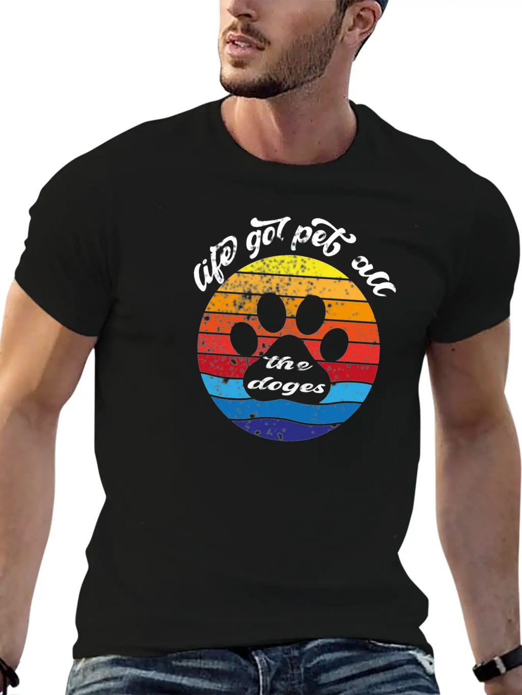 LIFE GOL PET ALL THE DOGES Classic Cotton Tee – Unisex Comfort For Any Season