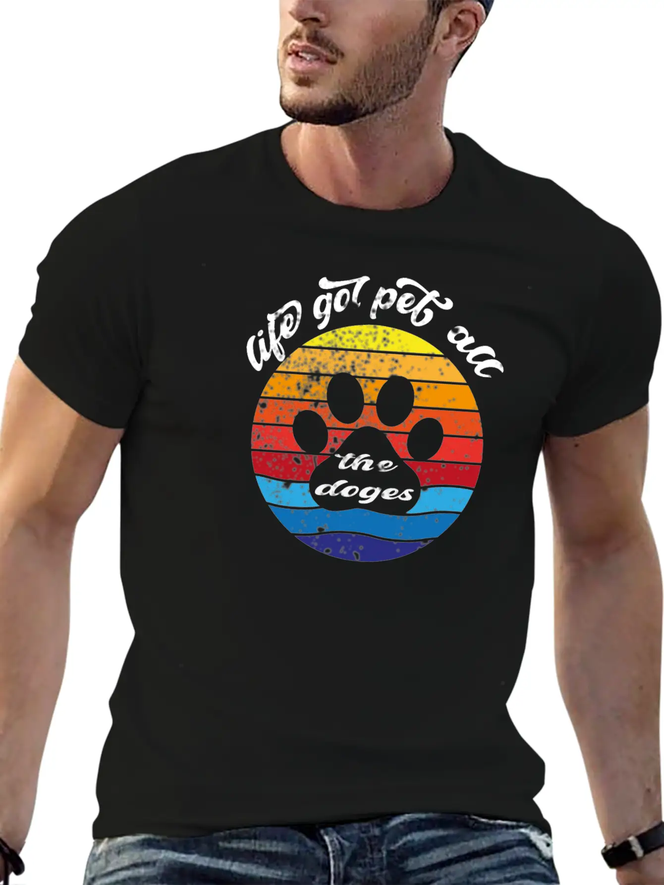 LIFE GOL PET ALL THE DOGES Classic Cotton Tee – Unisex Comfort For Any Season