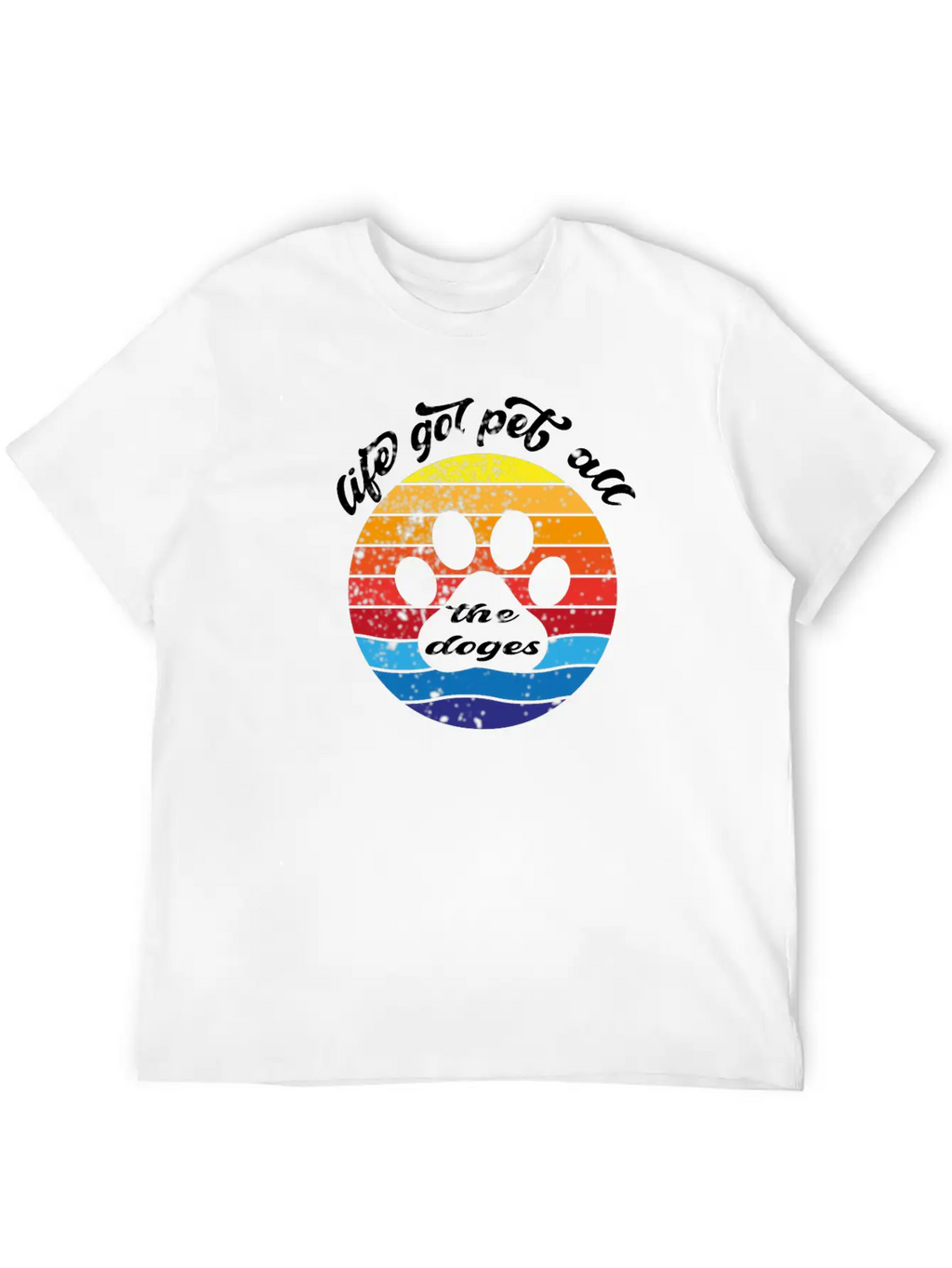 LIFE GOL PET ALL THE DOGES Classic Cotton Tee – Unisex Comfort For Any Season