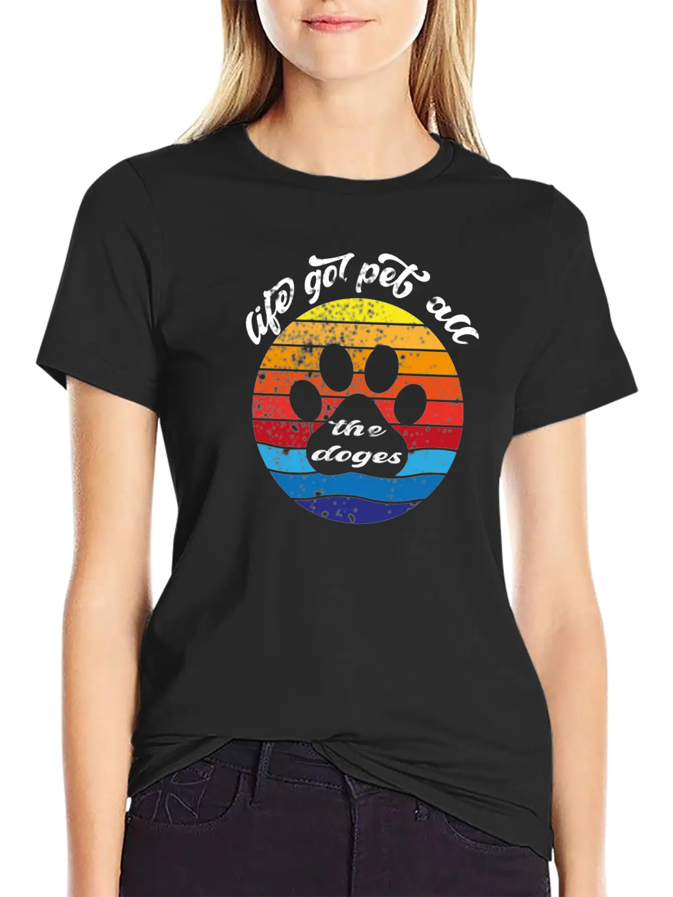LIFE GOL PET ALL THE DOGES Classic Cotton Tee – Unisex Comfort For Any Season