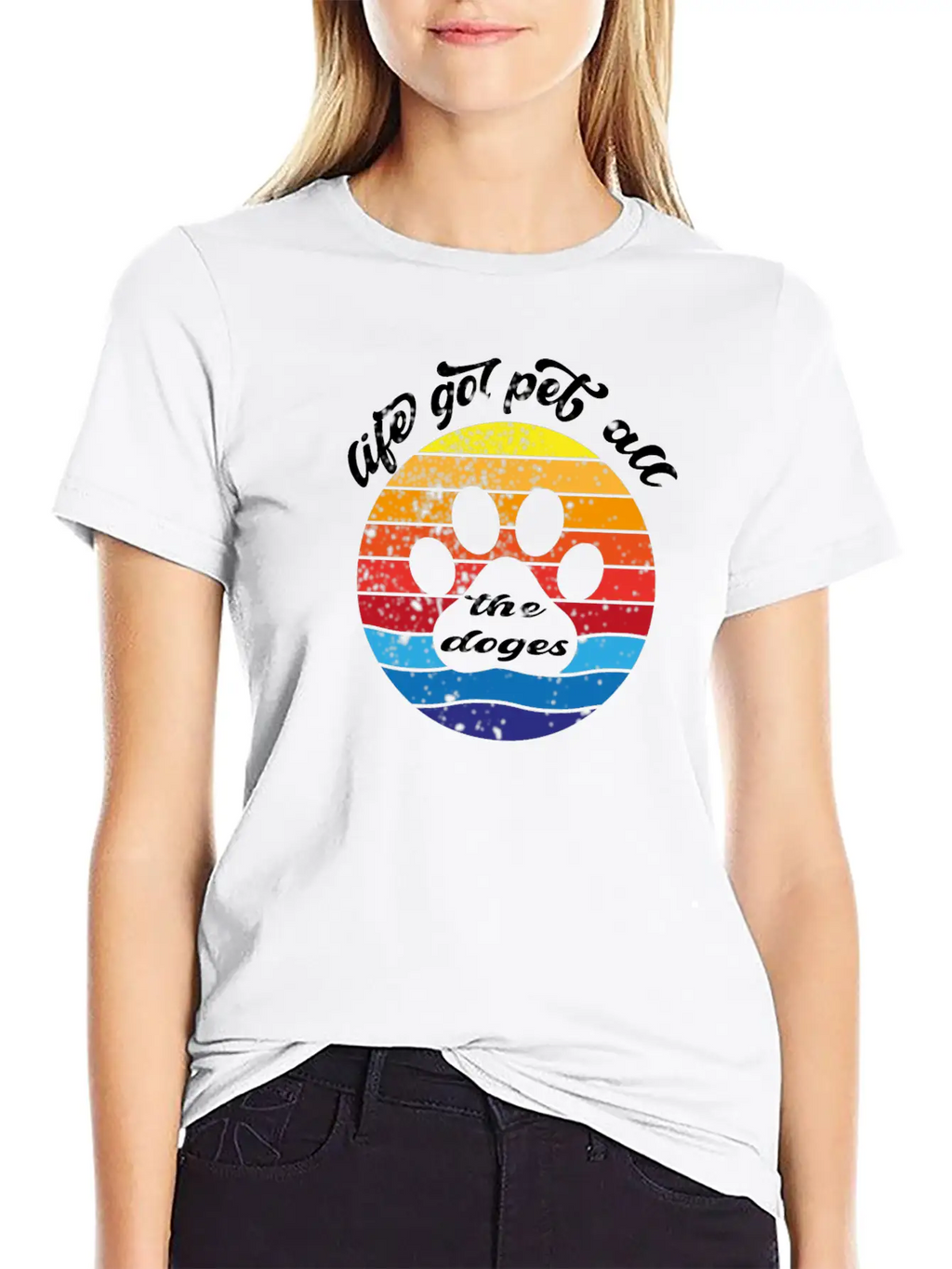 LIFE GOL PET ALL THE DOGES Classic Cotton Tee – Unisex Comfort For Any Season