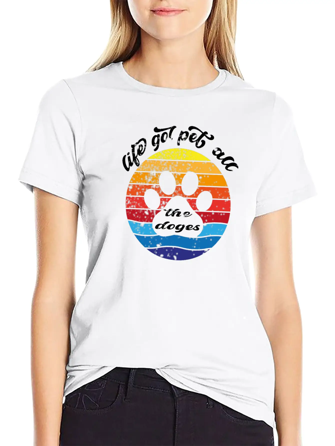 LIFE GOL PET ALL THE DOGES Classic Cotton Tee – Unisex Comfort For Any Season