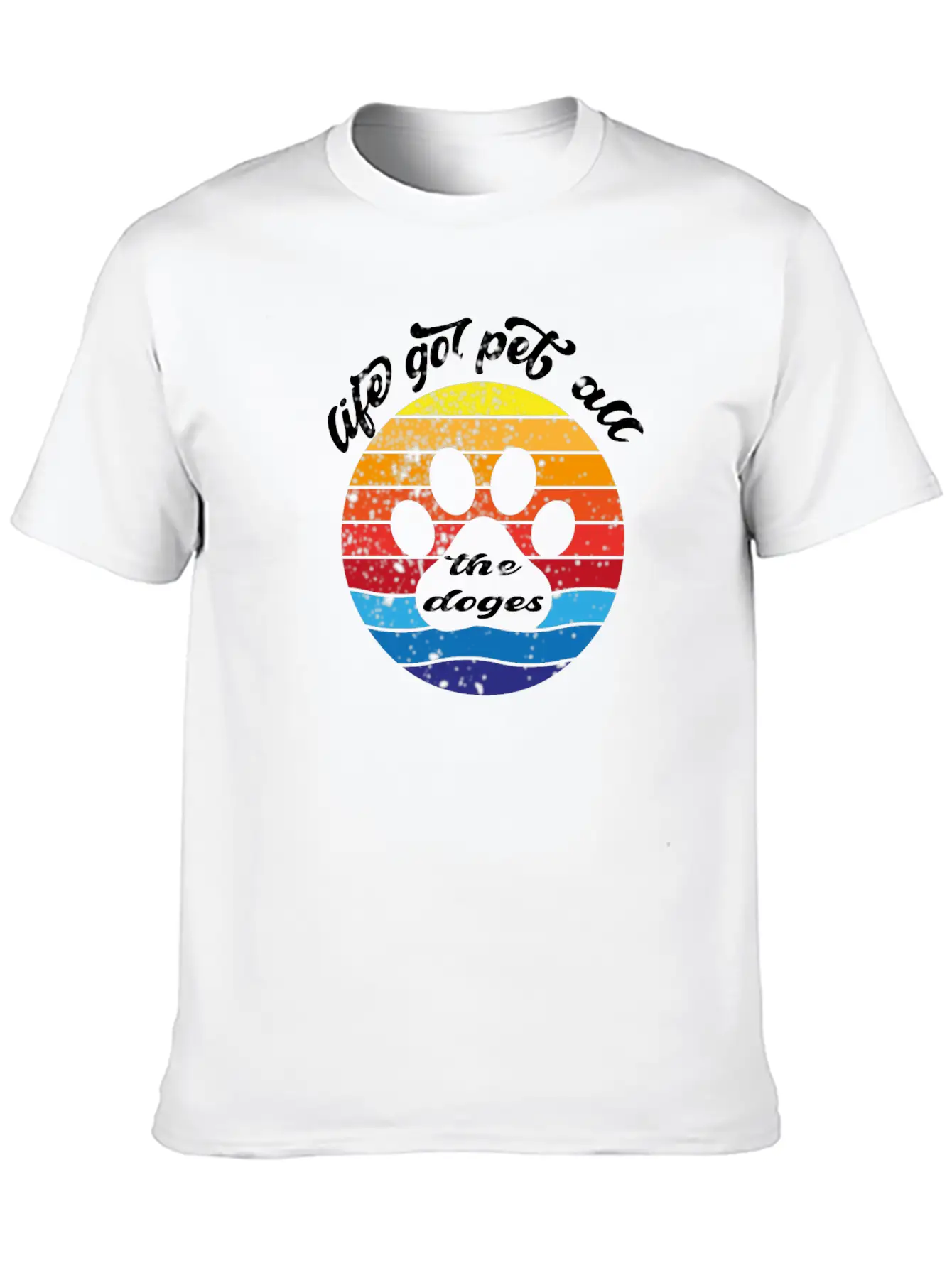 LIFE GOL PET ALL THE DOGES Classic Cotton Tee – Unisex Comfort For Any Season