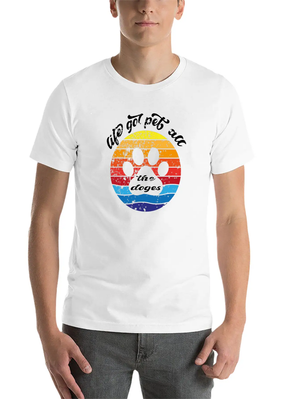LIFE GOL PET ALL THE DOGES Classic Cotton Tee – Unisex Comfort For Any Season