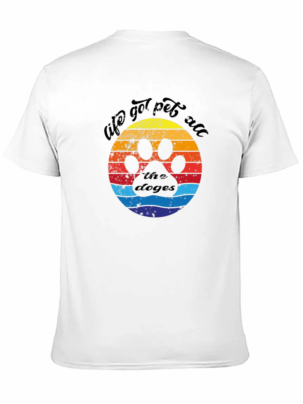 LIFE GOL PET ALL THE DOGES Classic Cotton Tee – Unisex Comfort For Any Season