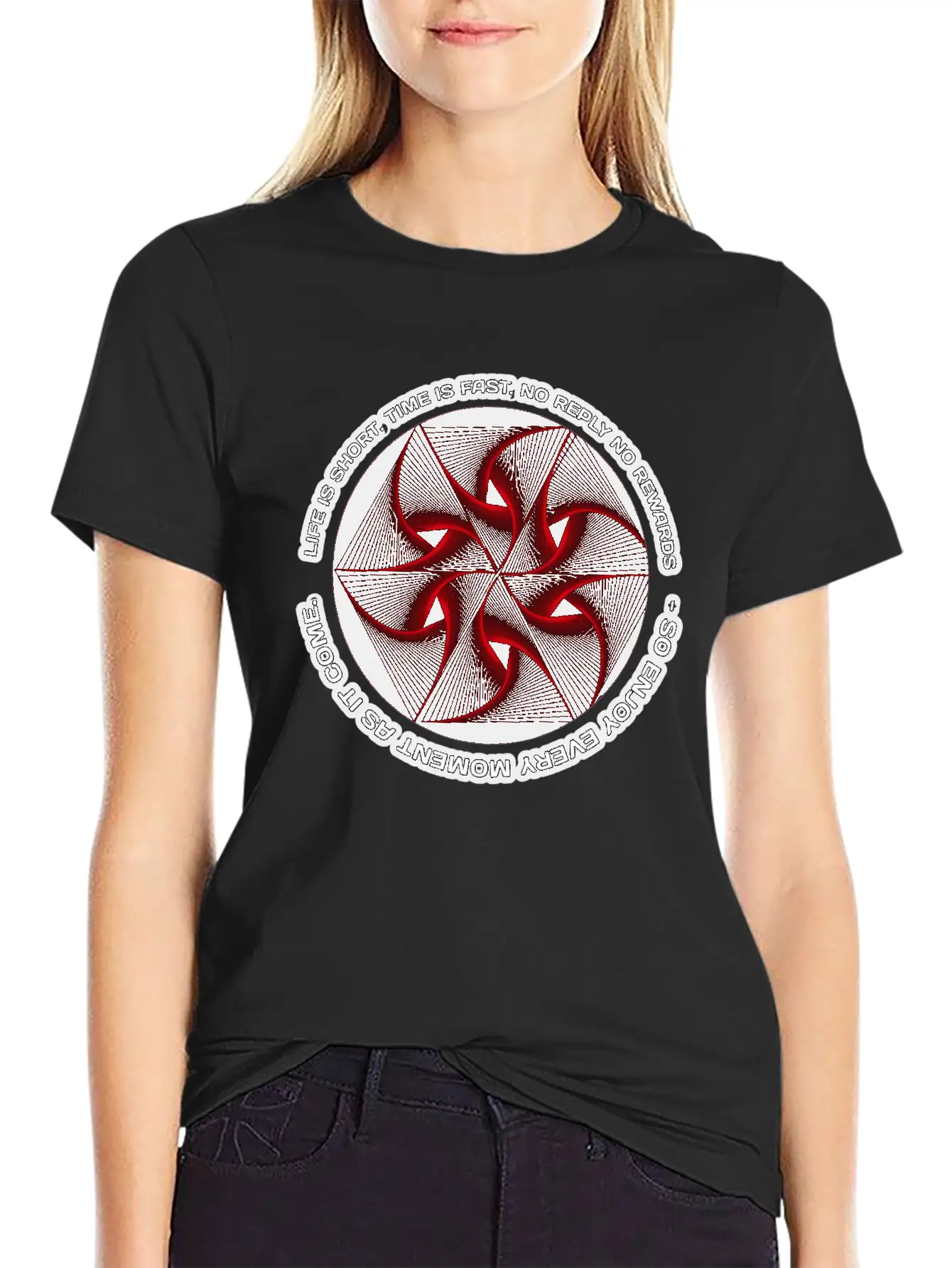 Life Is Hard, Life Is Short Beautiful Funny Round Basic Graphic T-Shirt – Daily Comfort In Soft Cotton