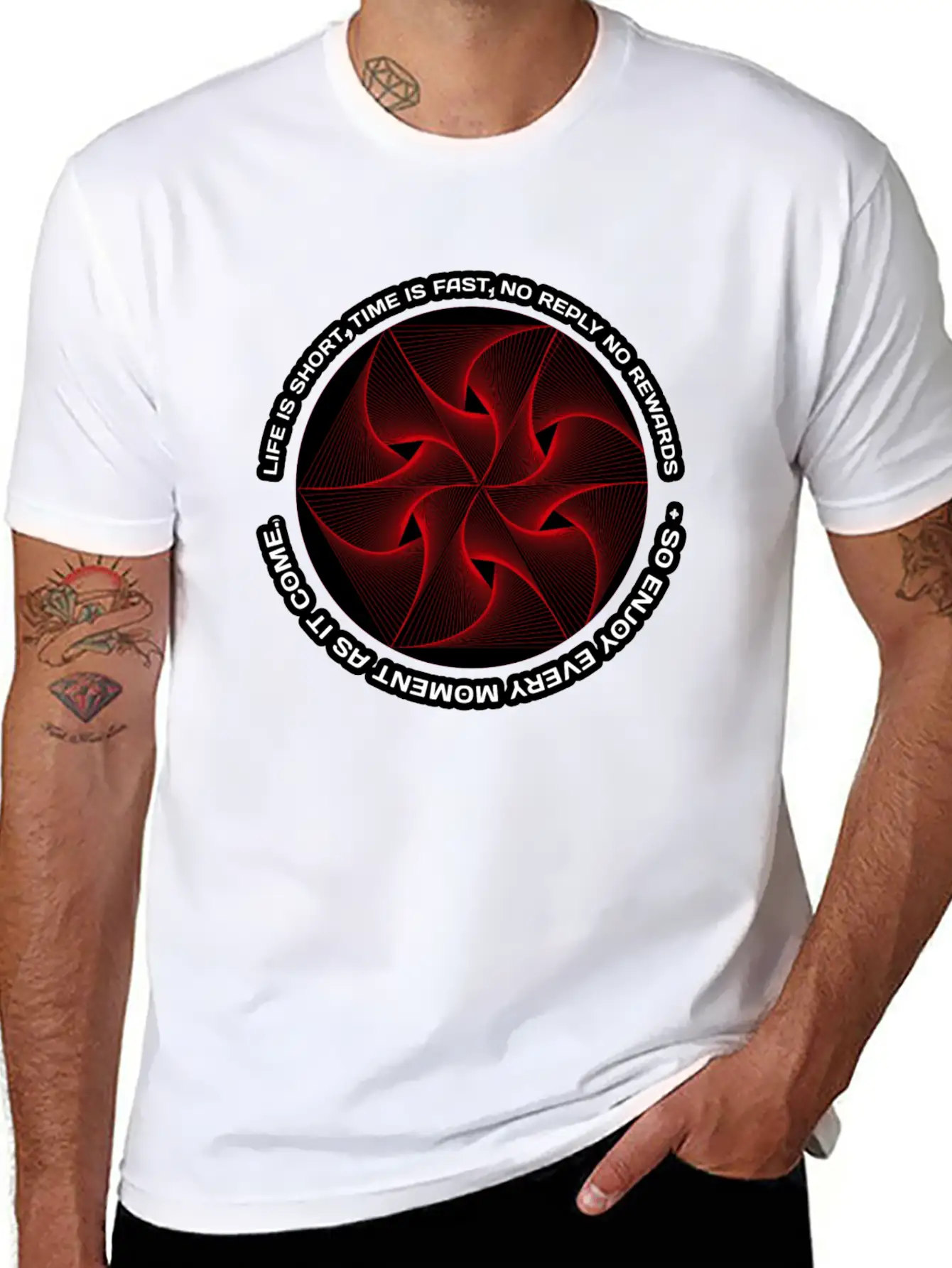Life Is Hard, Life Is Short Beautiful Funny Round Basic Graphic T-Shirt – Daily Comfort In Soft Cotton