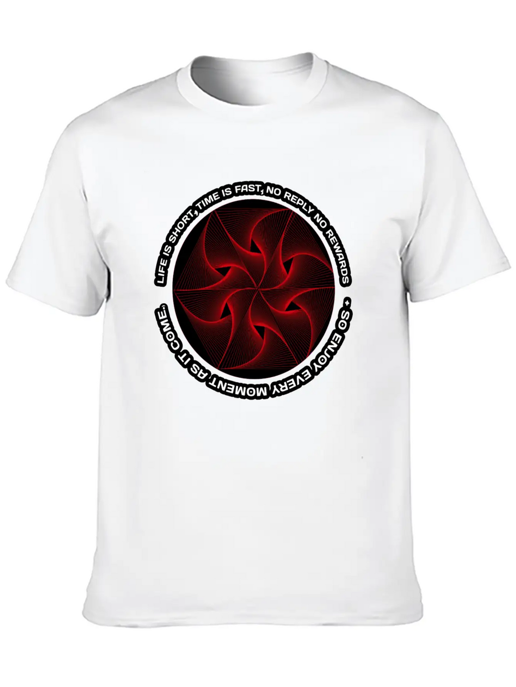 Life Is Hard, Life Is Short Beautiful Funny Round Basic Graphic T-Shirt – Daily Comfort In Soft Cotton