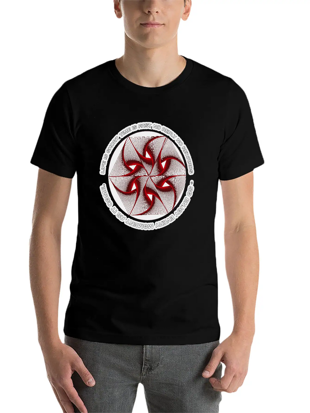 Life Is Hard, Life Is Short Beautiful Funny Round Basic Graphic T-Shirt – Daily Comfort In Soft Cotton