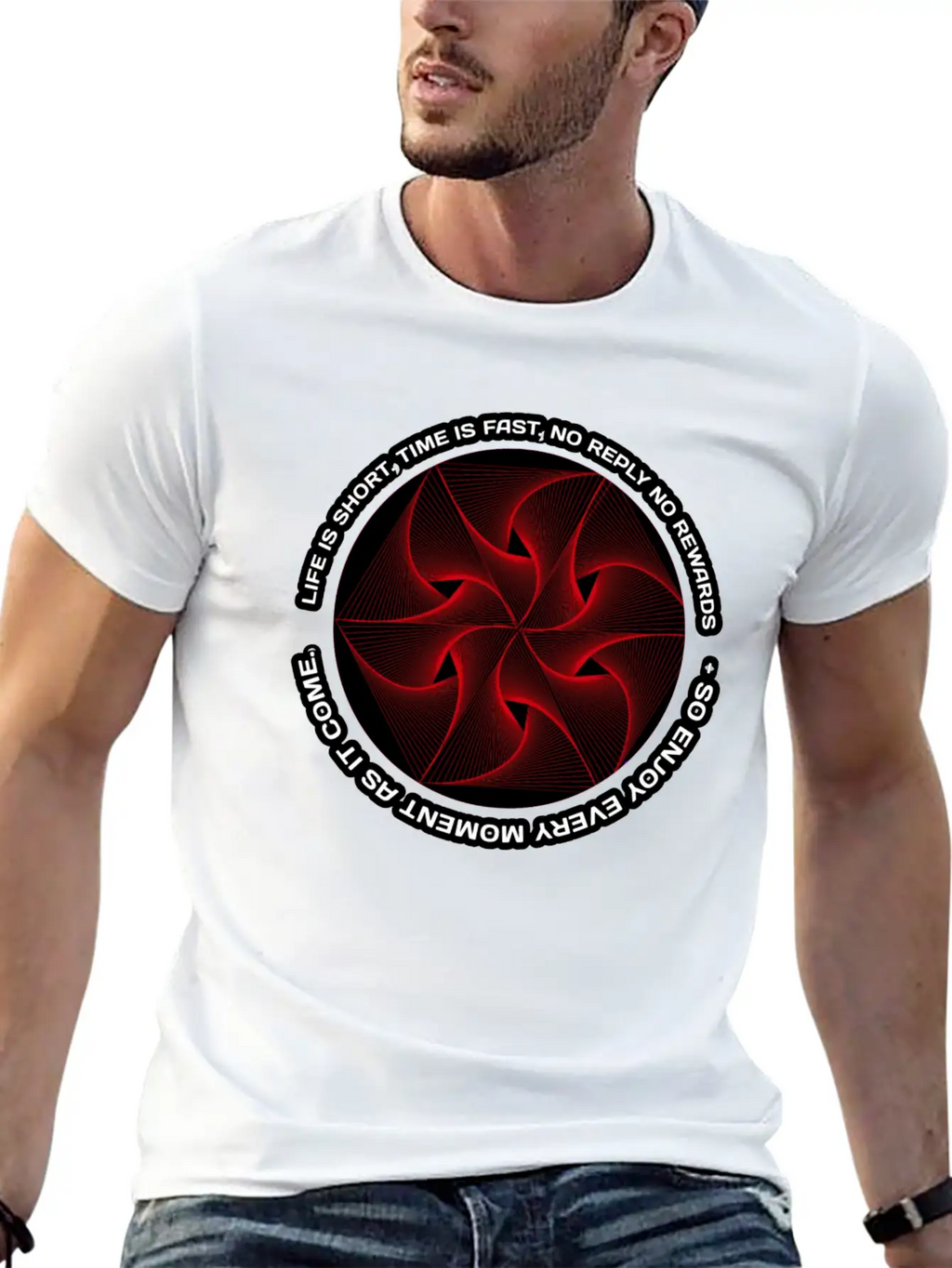 Life Is Hard, Life Is Short Beautiful Funny Round Basic Graphic T-Shirt – Daily Comfort In Soft Cotton