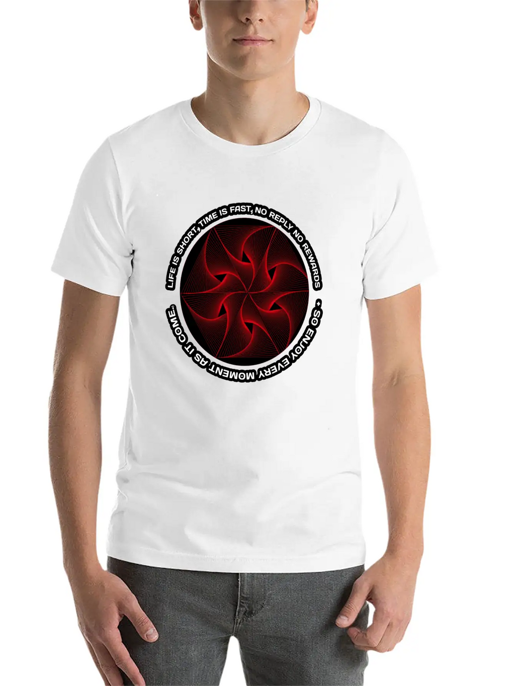 Life Is Hard, Life Is Short Beautiful Funny Round Basic Graphic T-Shirt – Daily Comfort In Soft Cotton
