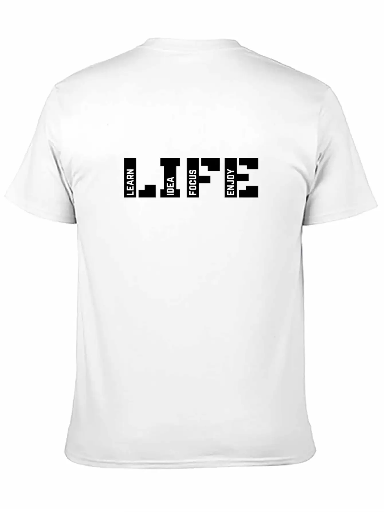 Life Learn, Idea, Focus, Enjoy Classic Cotton Tee – Unisex Comfort For Any Season
