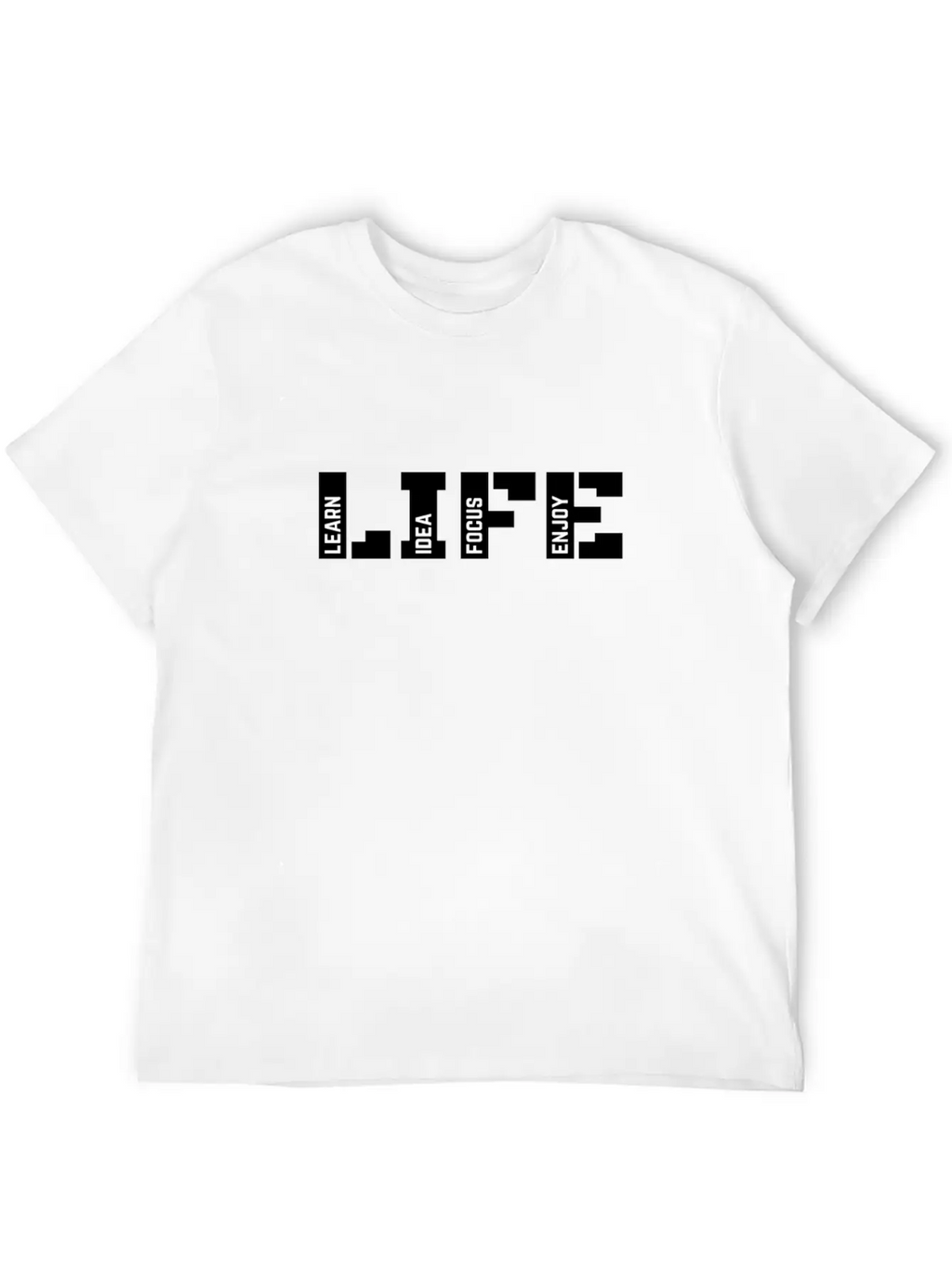 Life Learn, Idea, Focus, Enjoy Classic Cotton Tee – Unisex Comfort For Any Season