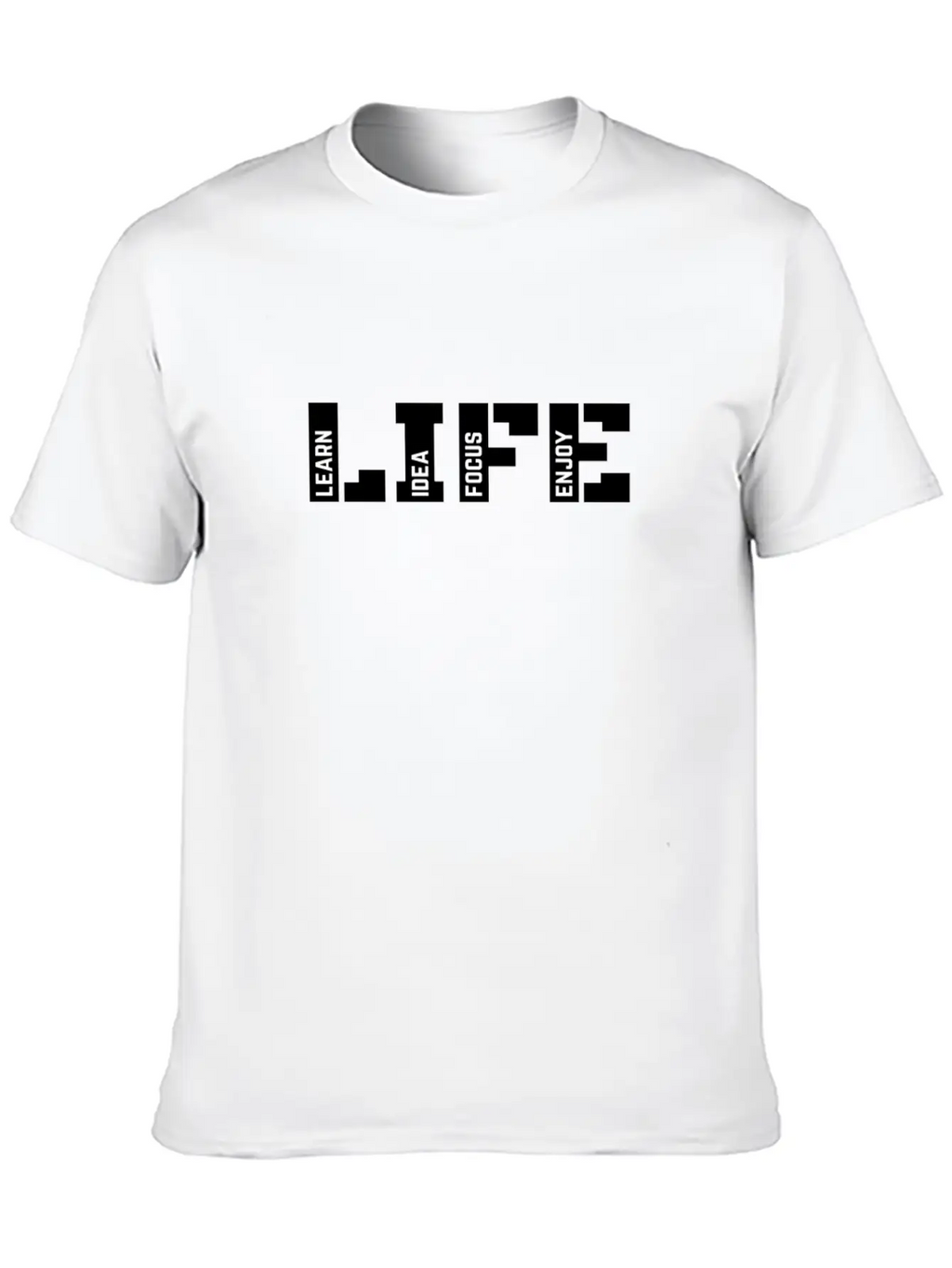 Life Learn, Idea, Focus, Enjoy Classic Cotton Tee – Unisex Comfort For Any Season