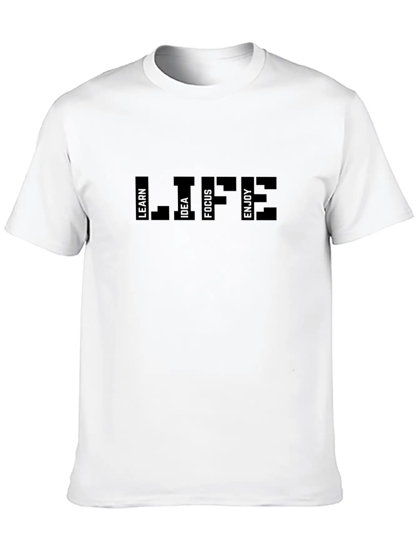 Life Learn, Idea, Focus, Enjoy Classic Cotton Tee – Unisex Comfort For Any Season