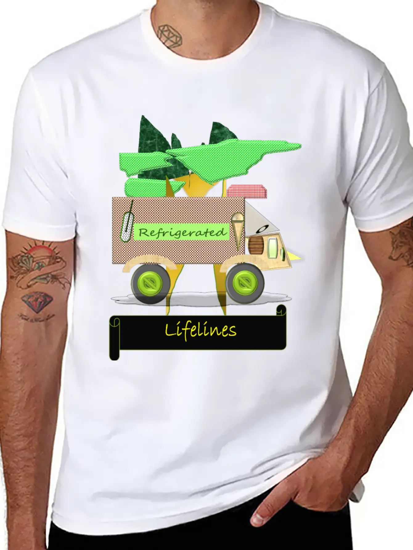 Life Lines- Civilization And And Modernization. Basic Graphic T-Shirt – Daily Comfort In Soft Cotton