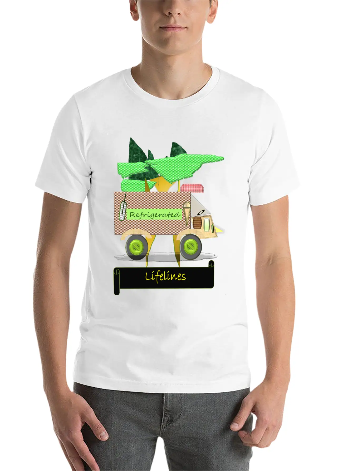 Life Lines- Civilization And And Modernization. Basic Graphic T-Shirt – Daily Comfort In Soft Cotton