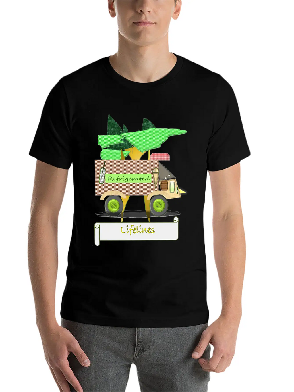 Life Lines- Civilization And And Modernization. Basic Graphic T-Shirt – Daily Comfort In Soft Cotton