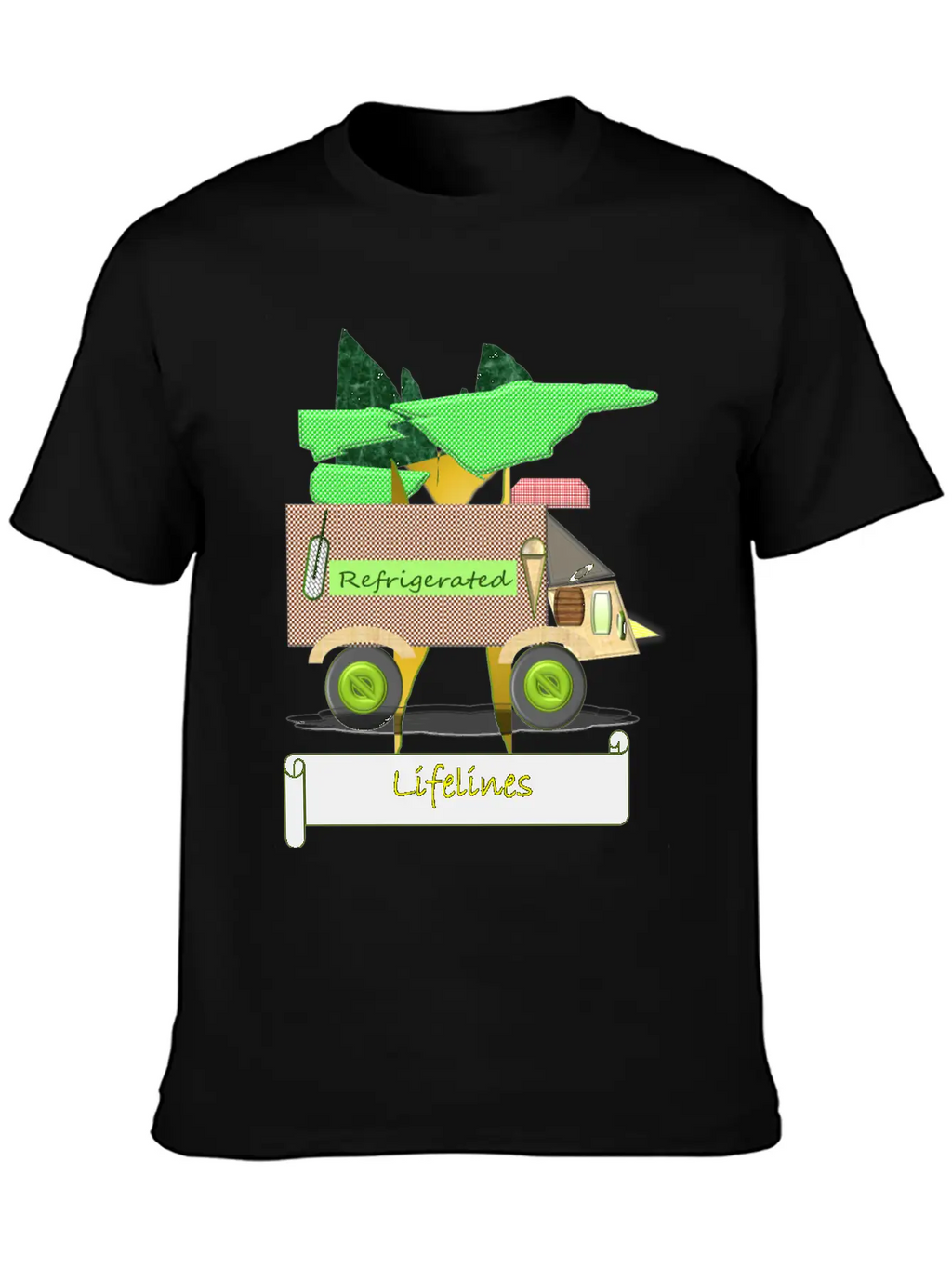 Life Lines- Civilization And And Modernization. Basic Graphic T-Shirt – Daily Comfort In Soft Cotton