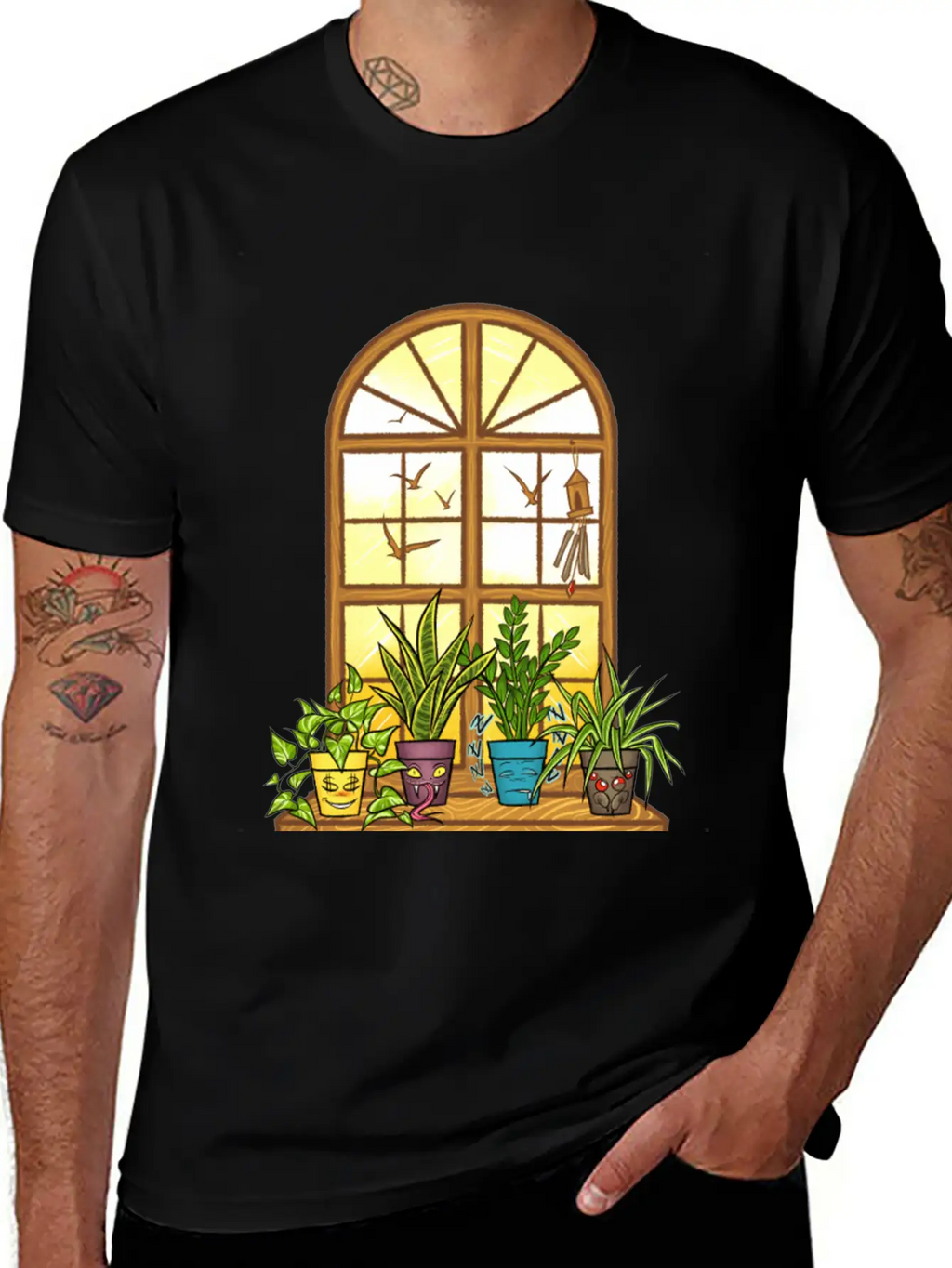 Life Of Indoor Plants- Good Morning Sunshine Stylish Everyday T-Shirt – Unisex Basic Cotton Tee