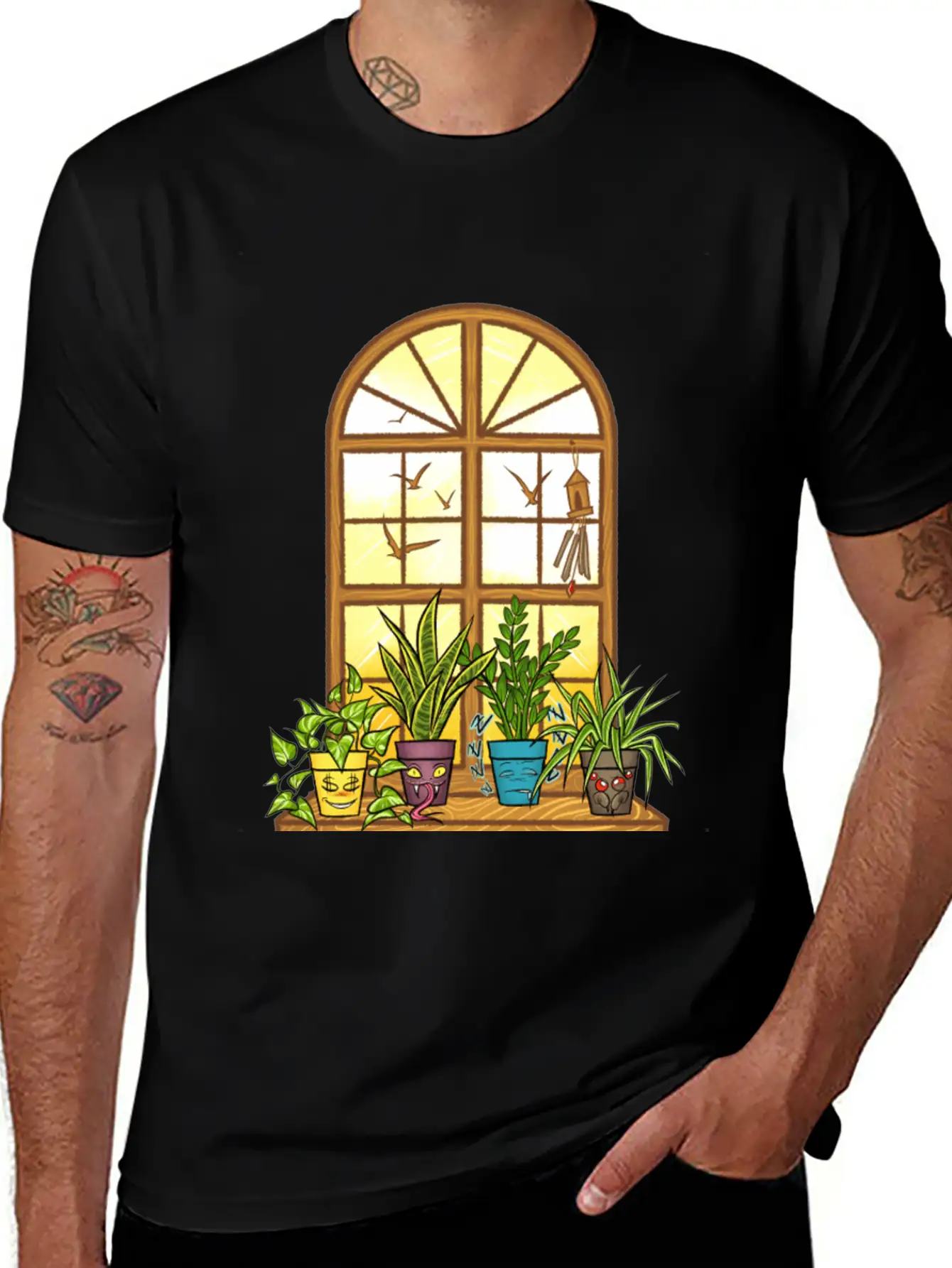 Life Of Indoor Plants- Good Morning Sunshine Stylish Everyday T-Shirt – Unisex Basic Cotton Tee