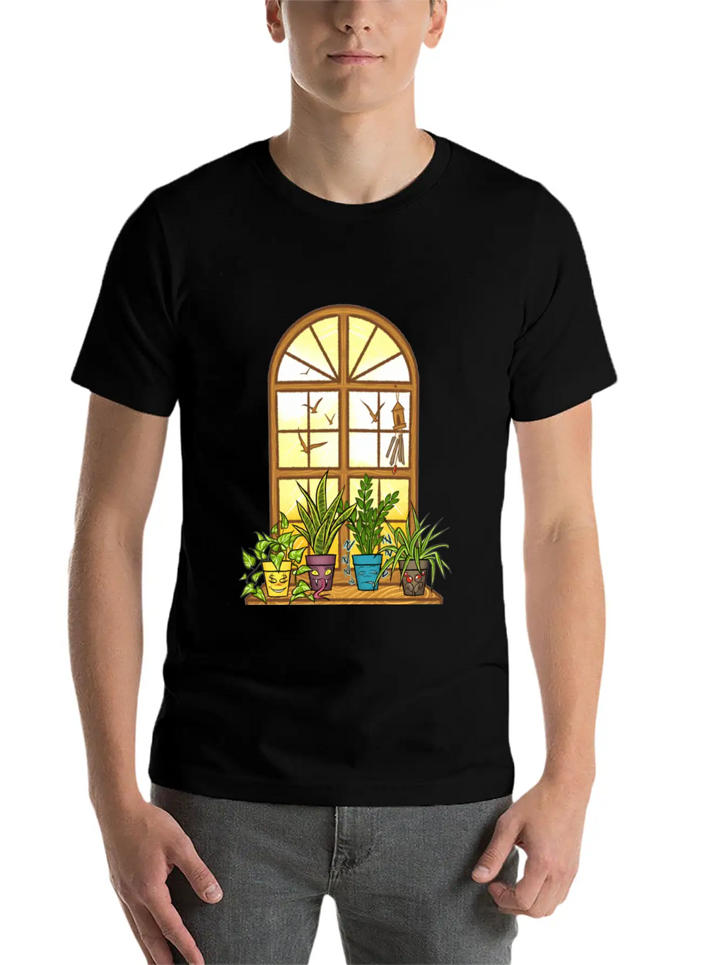 Life Of Indoor Plants- Good Morning Sunshine Stylish Everyday T-Shirt – Unisex Basic Cotton Tee