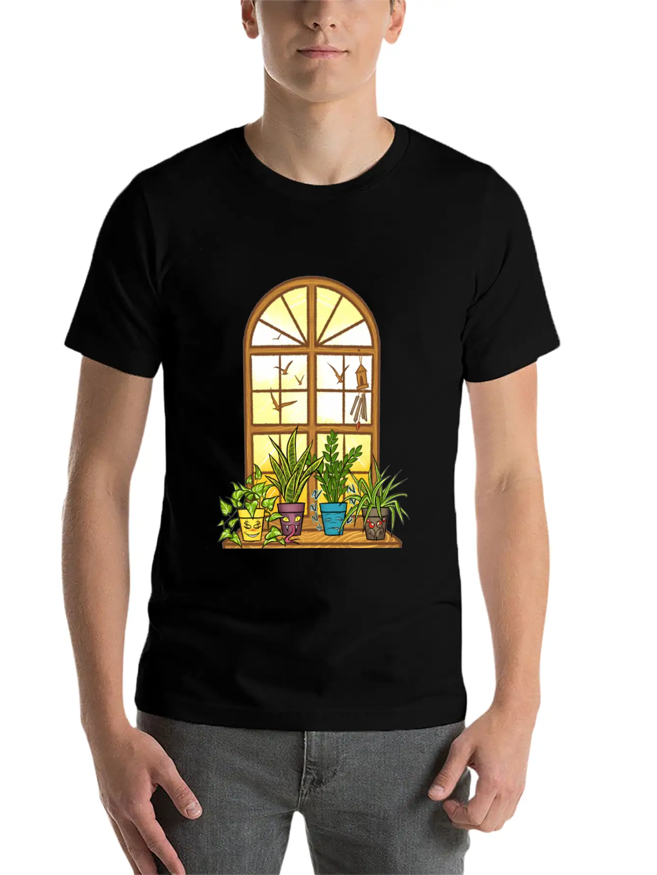 Life Of Indoor Plants- Good Morning Sunshine Stylish Everyday T-Shirt – Unisex Basic Cotton Tee