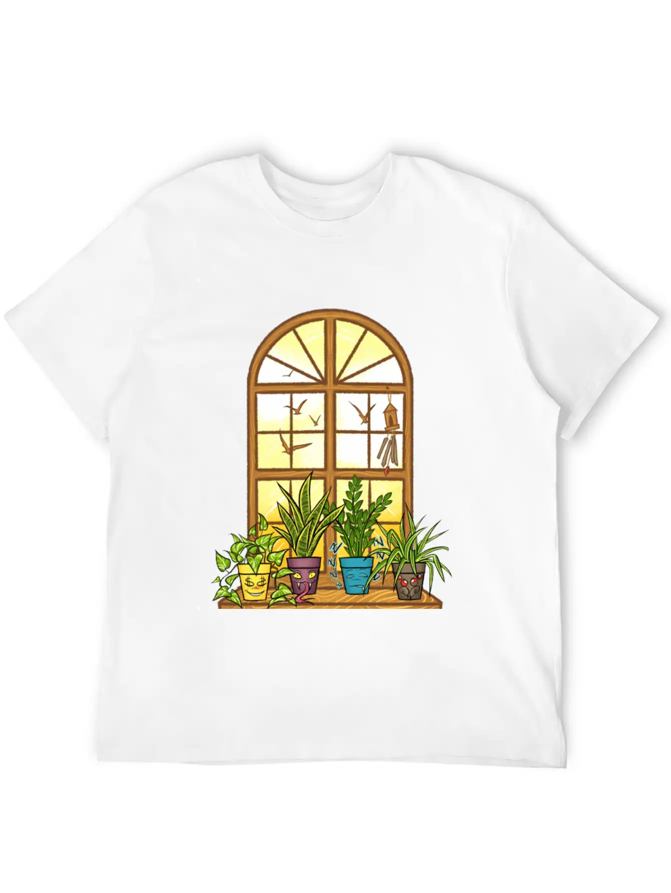 Life Of Indoor Plants- Good Morning Sunshine Stylish Everyday T-Shirt – Unisex Basic Cotton Tee