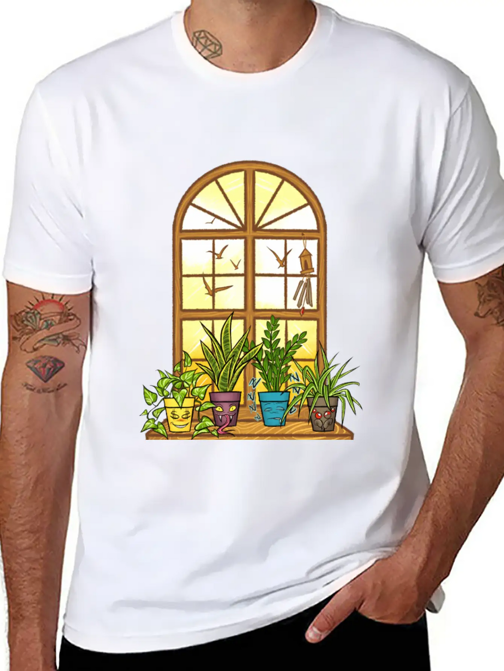 Life Of Indoor Plants- Good Morning Sunshine Stylish Everyday T-Shirt – Unisex Basic Cotton Tee
