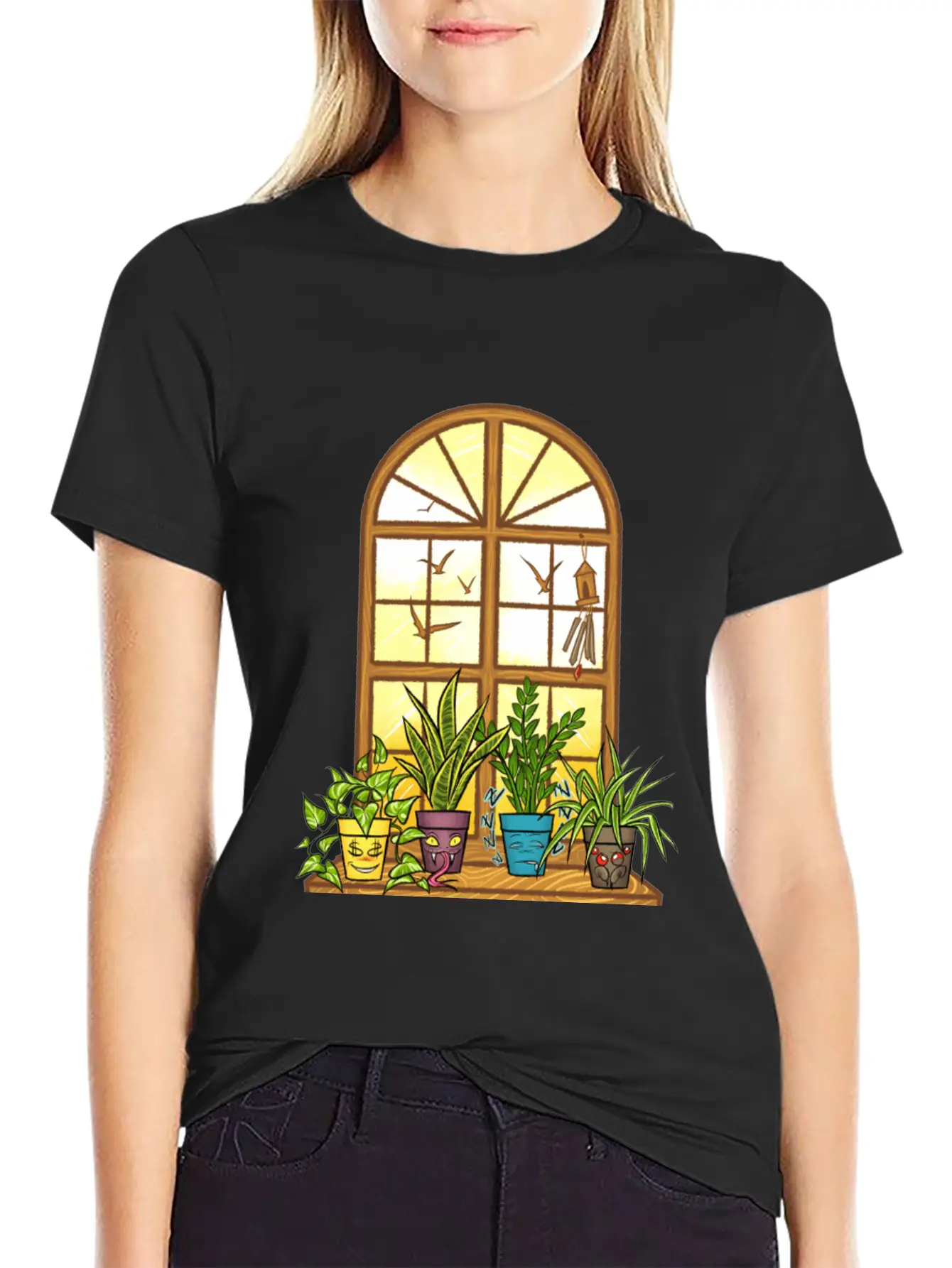 Life Of Indoor Plants- Good Morning Sunshine Stylish Everyday T-Shirt – Unisex Basic Cotton Tee