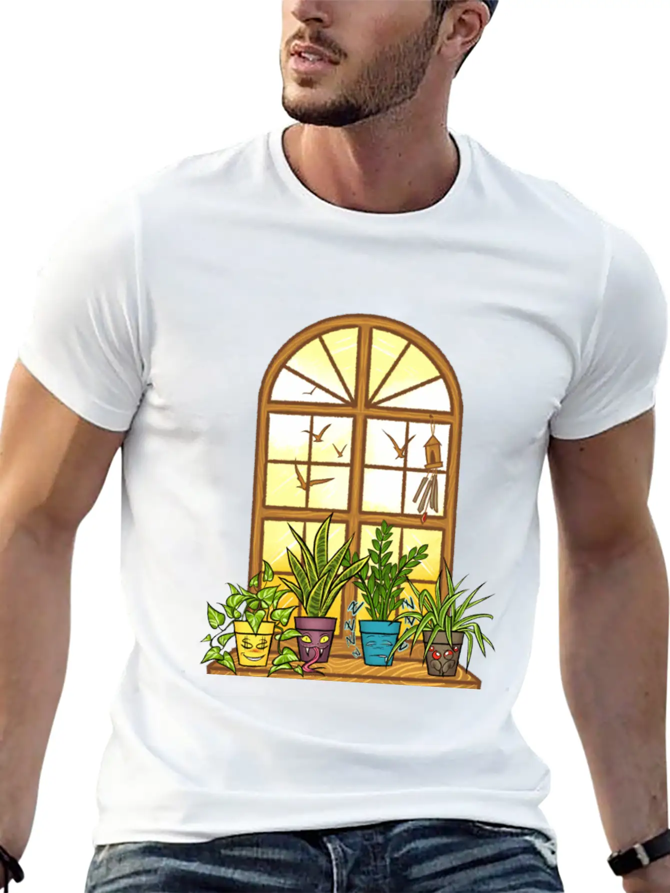 Life Of Indoor Plants- Good Morning Sunshine Stylish Everyday T-Shirt – Unisex Basic Cotton Tee
