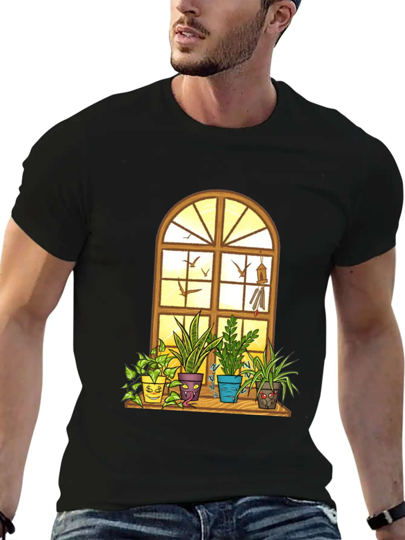 Life Of Indoor Plants- Good Morning Sunshine Stylish Everyday T-Shirt – Unisex Basic Cotton Tee