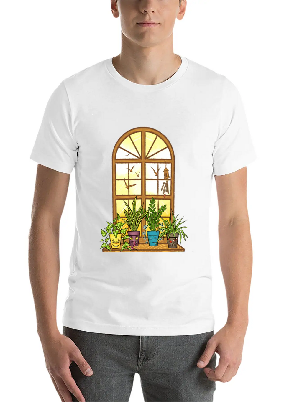 Life Of Indoor Plants- Good Morning Sunshine Stylish Everyday T-Shirt – Unisex Basic Cotton Tee